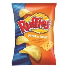 Ruffles Peynir Ve Soğan Aromalı Patates Cipsi Süper Boy 125 gr