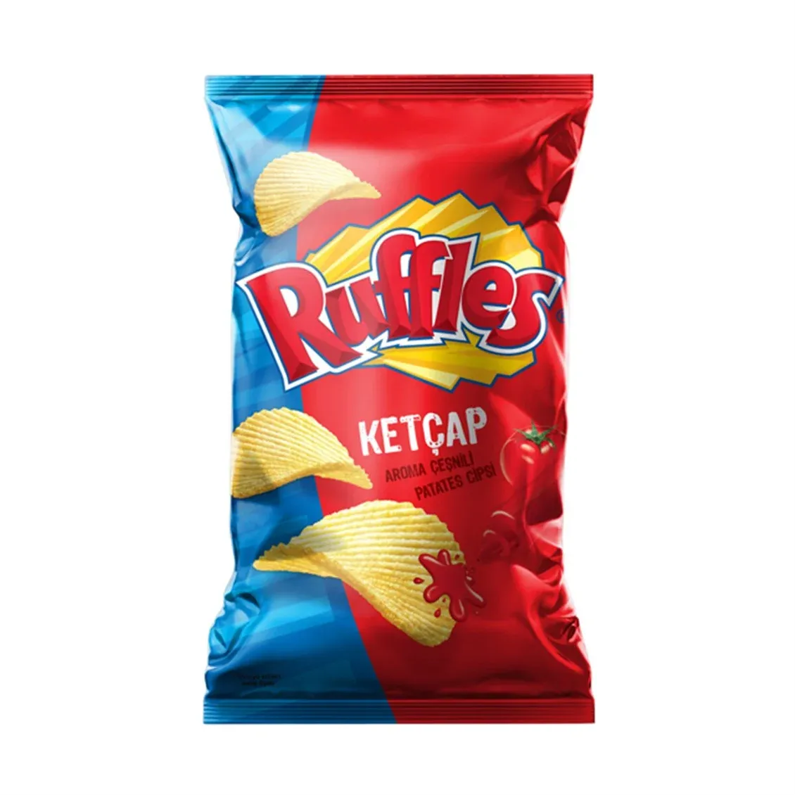Ruffles Ketçap Aroma Çeşnili Patates Cipsi Süper Boy 125 gr