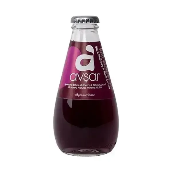 Avşar Karadut Aromalı Doğal Maden Suyu 200 Ml