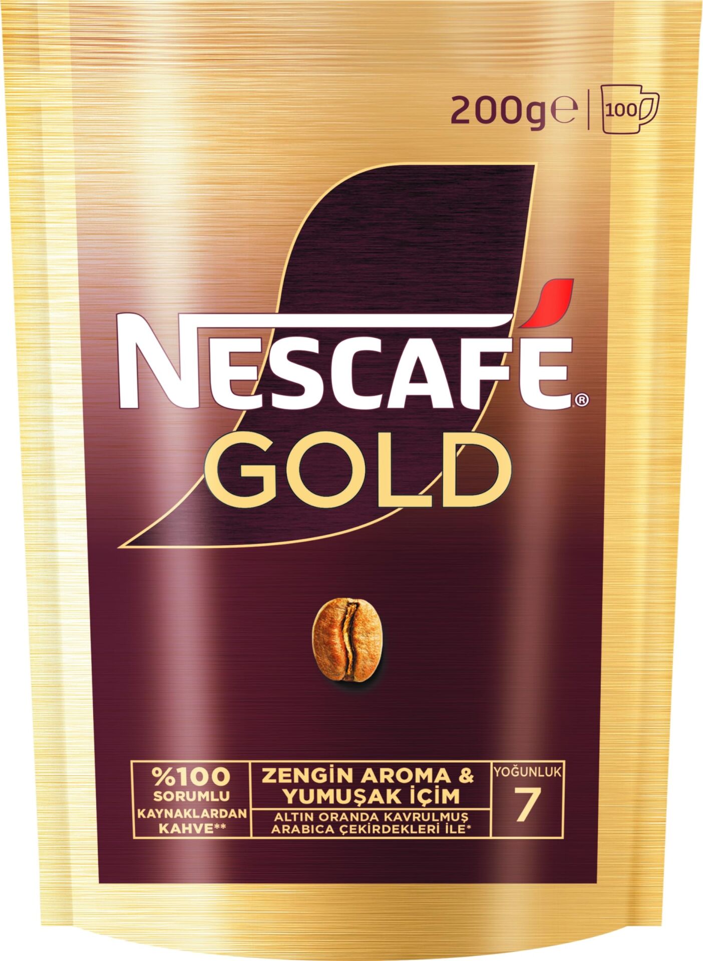 Nescafe Gold Çözünebilir Kahve Ekopaket  200 g