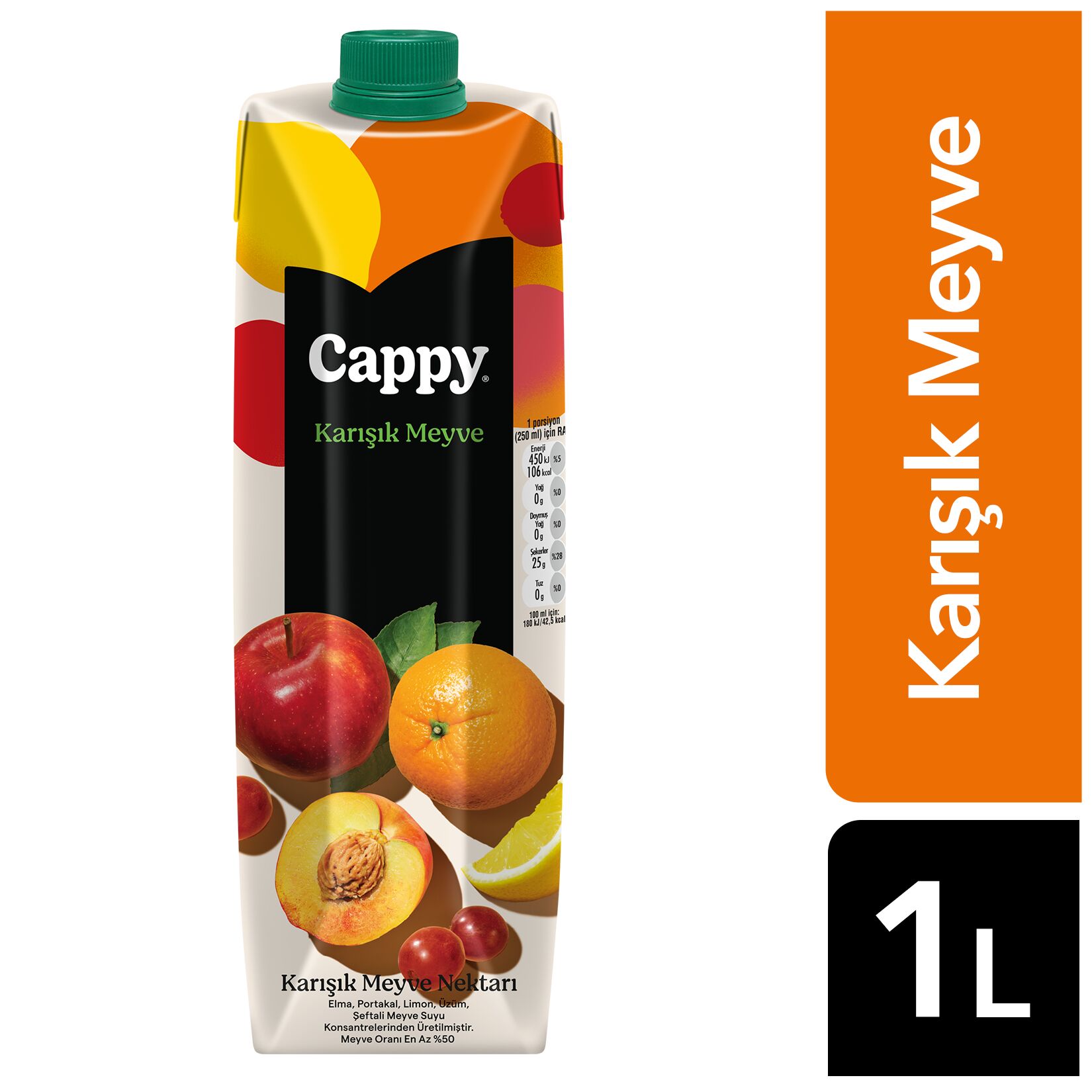 Cappy Karışık Meyve Nektarı 1 L