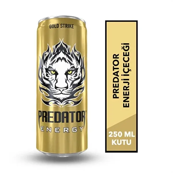 Predator Gold Enerji İçeceği 250 Ml Kutu