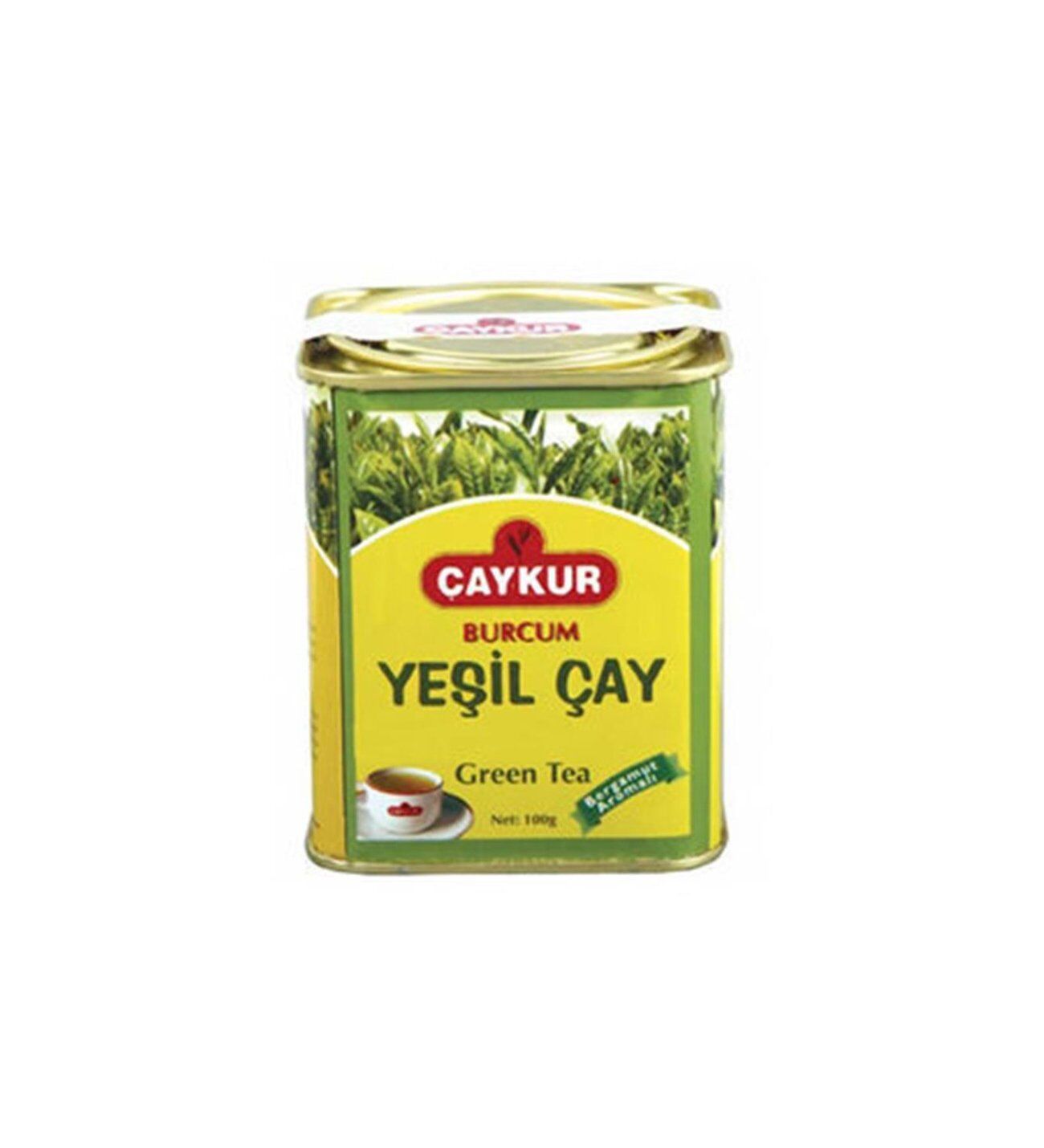 Çaykur Burcum Yeşil Çay 100 gr Teneke