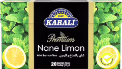 Karali Premium Nane Limon Bitki Çayı 20'li