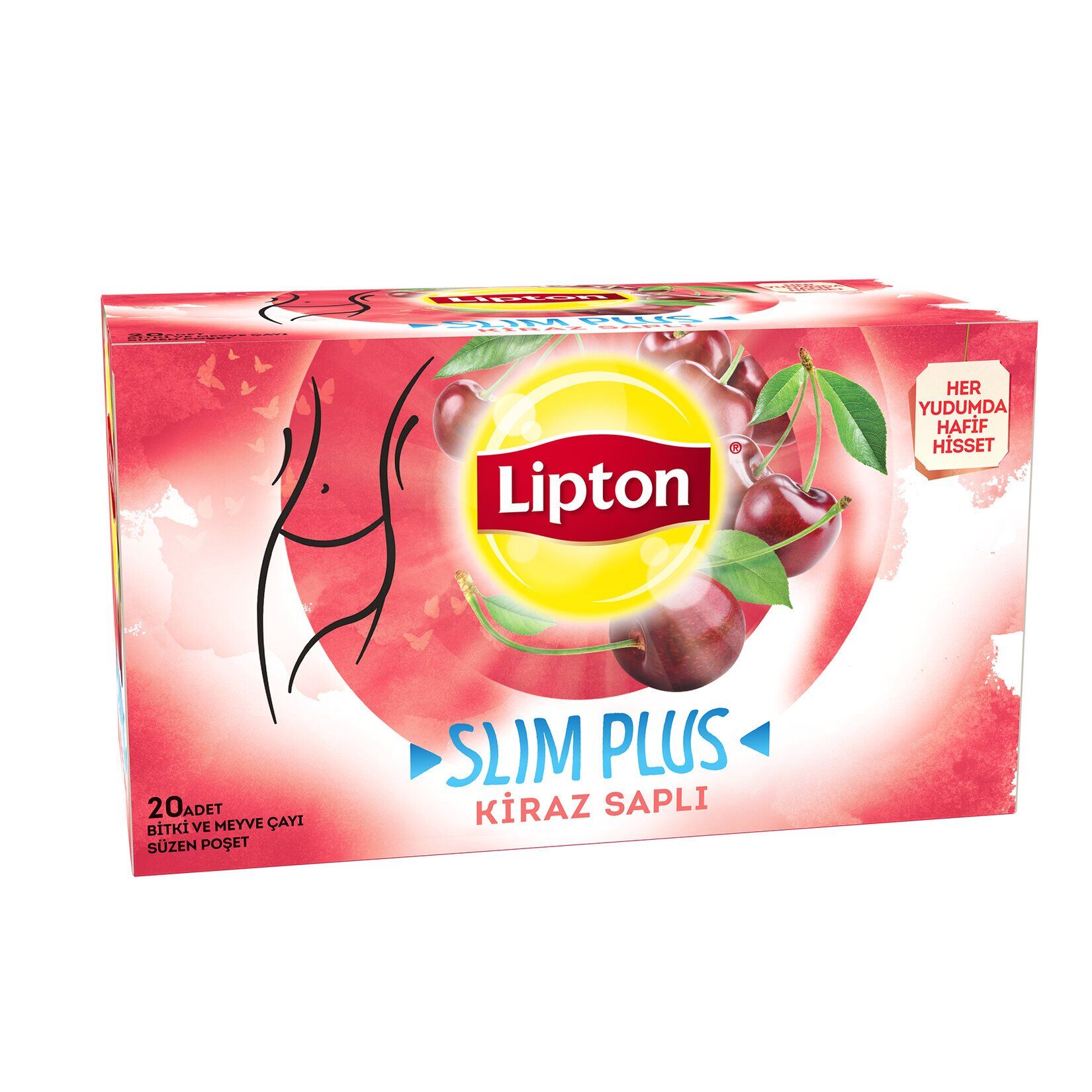 Lipton Slim Plus Kiraz Saplı 20'li 36 G