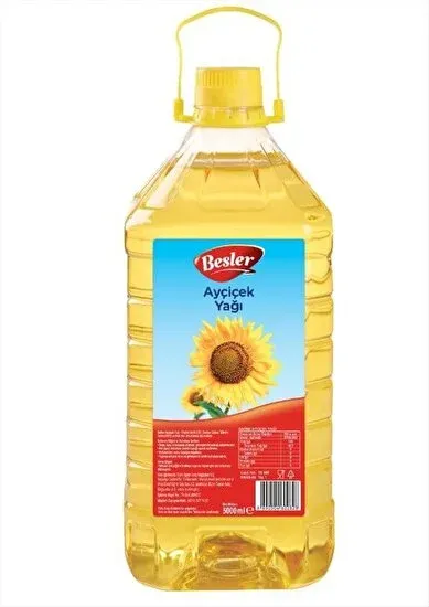 Besler Ayçiçek Yağı Dar Ağız Pet 5 L