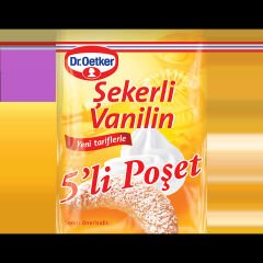 Dr.Oetker Şekerli Vanilin 5'li Paket 25 G