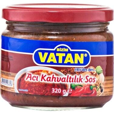 Bizim Vatan Acılı Kahvaltılık Sos 320 G