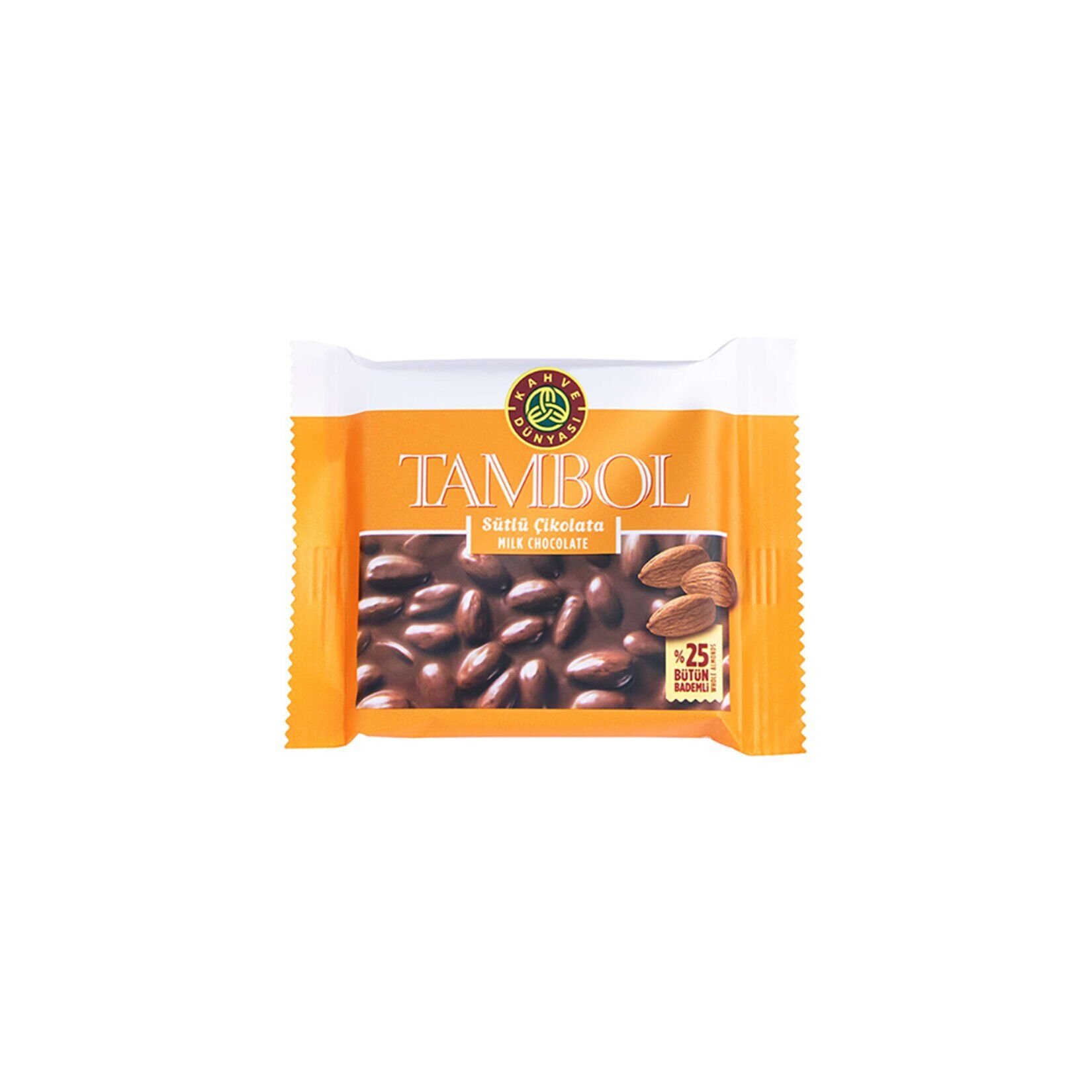 Kahve Dünyası Tambol Bademli Sütlü Çikolata 77 G