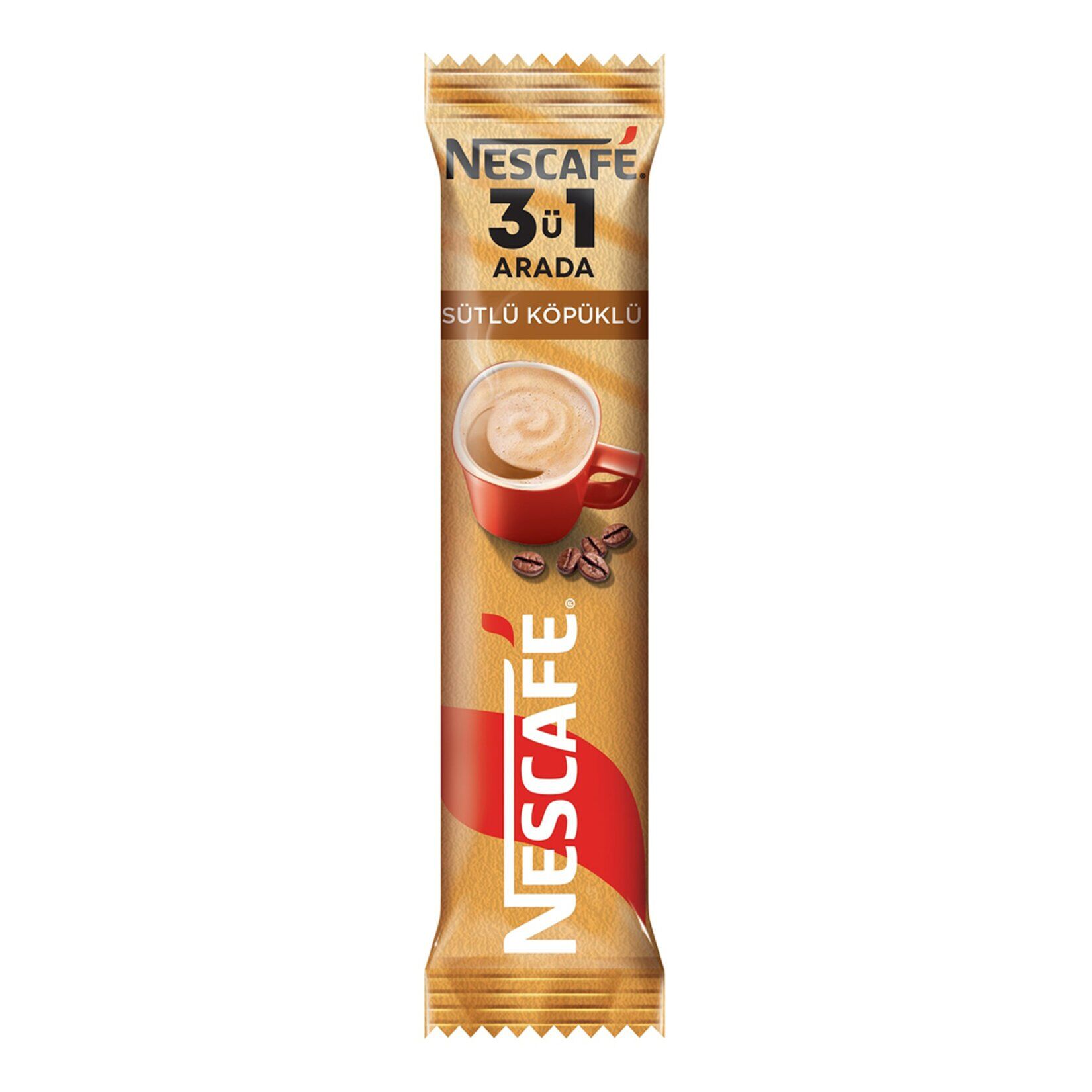 Nescafe 3'ü 1 Arada Sütlü Köpüklü 17,4 G