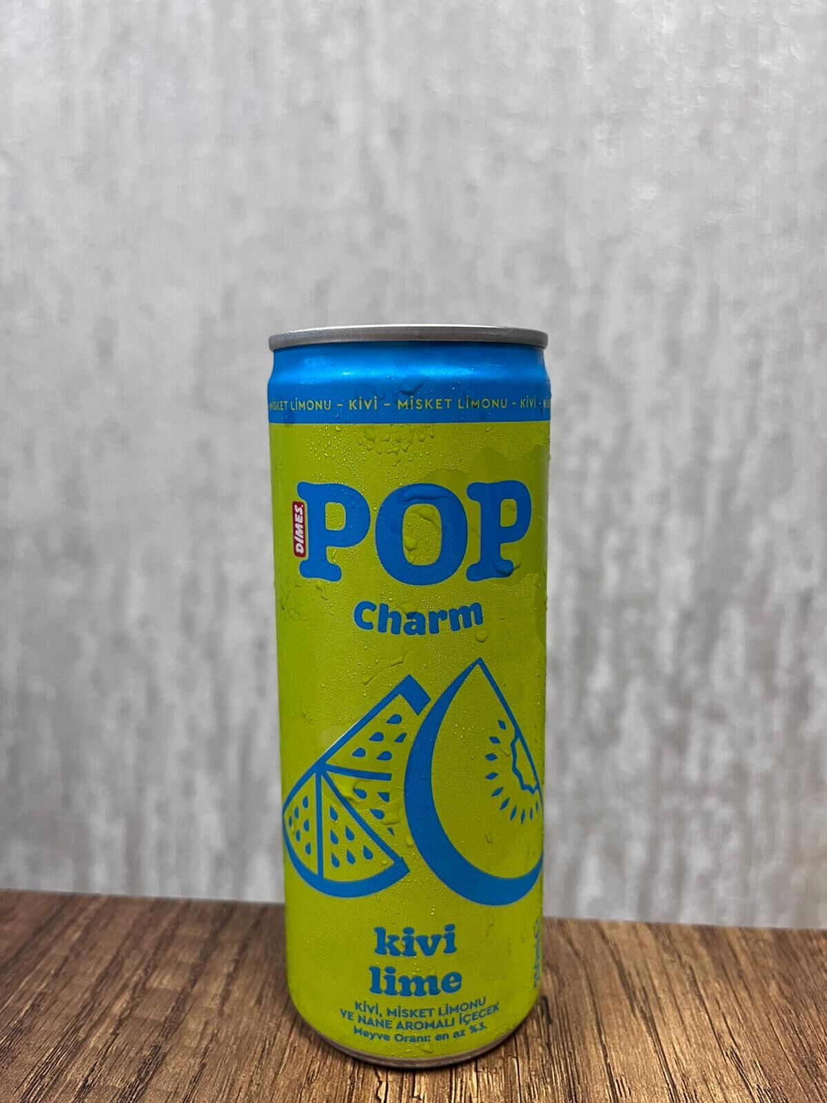 Dimes Pop Charm Kivi Lime Aromalı 250 Ml