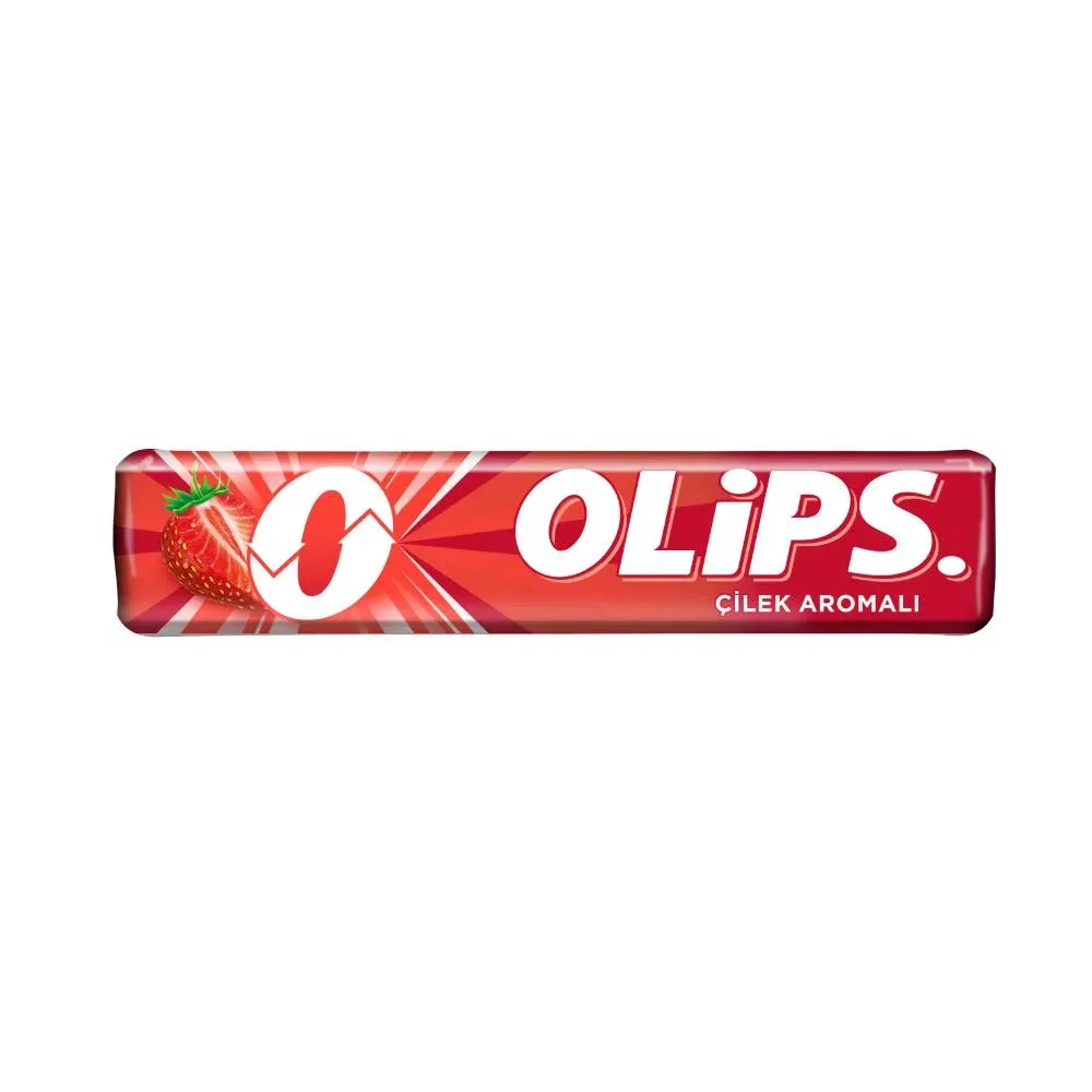 Olips Çilek Aromalı Şeker 28 G