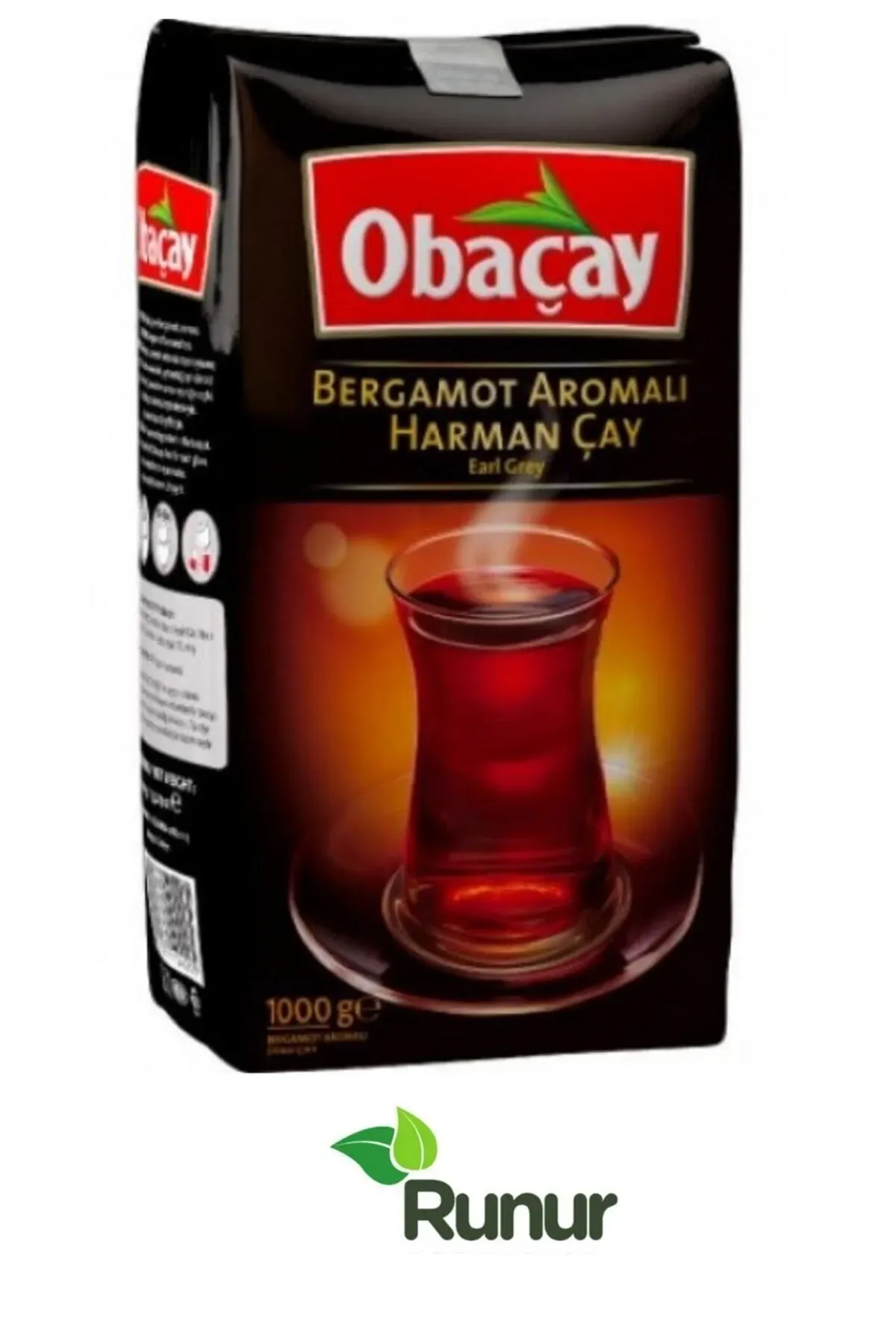 Obaçay Bergamot Aromalı Harman Çay 1000 Gr