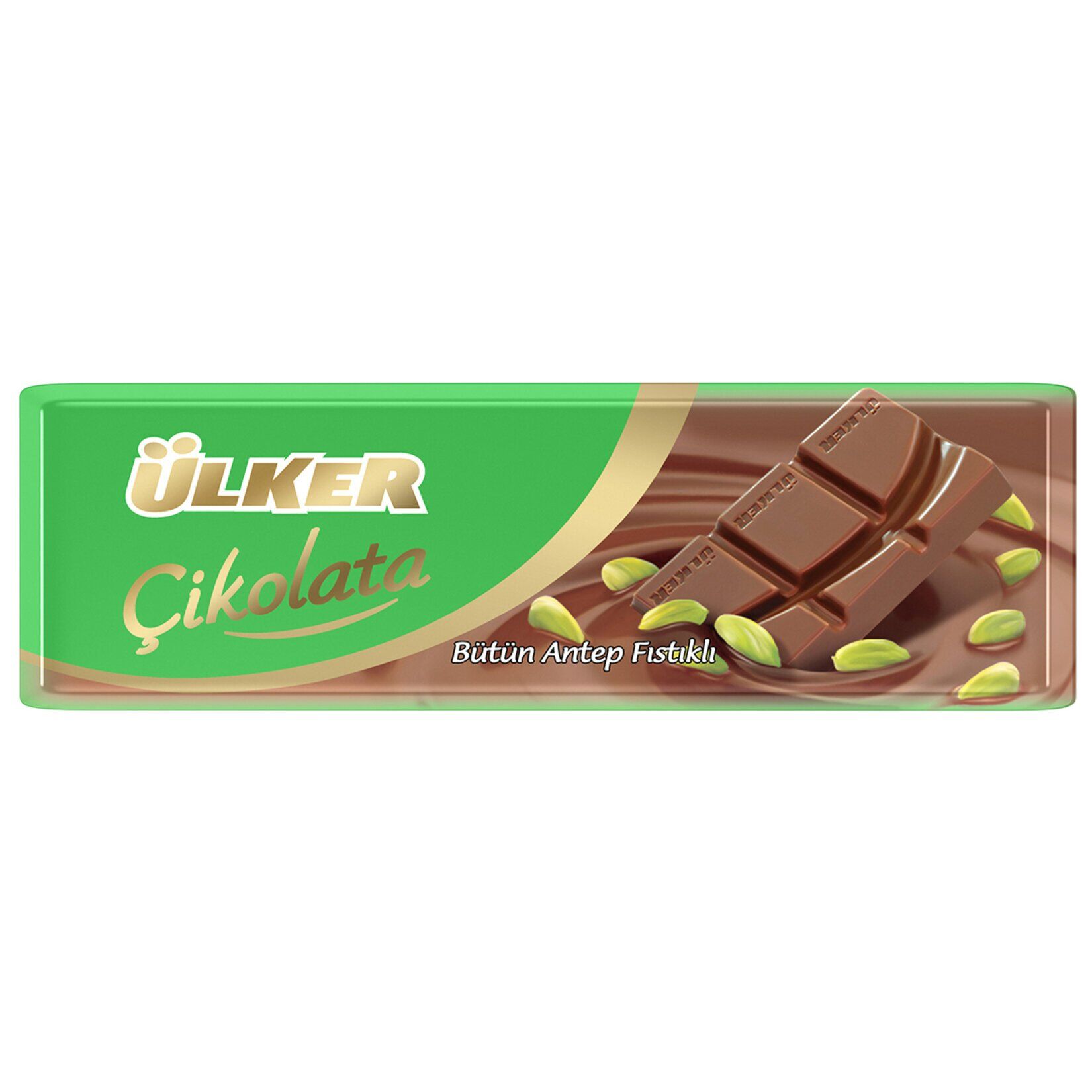 Ülker Bütün Antep Fıstıklı Sütlü Baton Çikolata 30 G