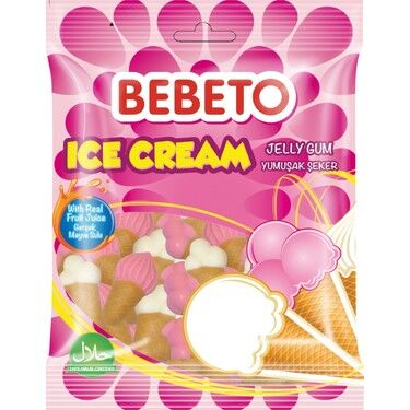Bebeto Ice Cream Yumuşak Şeker 80 G