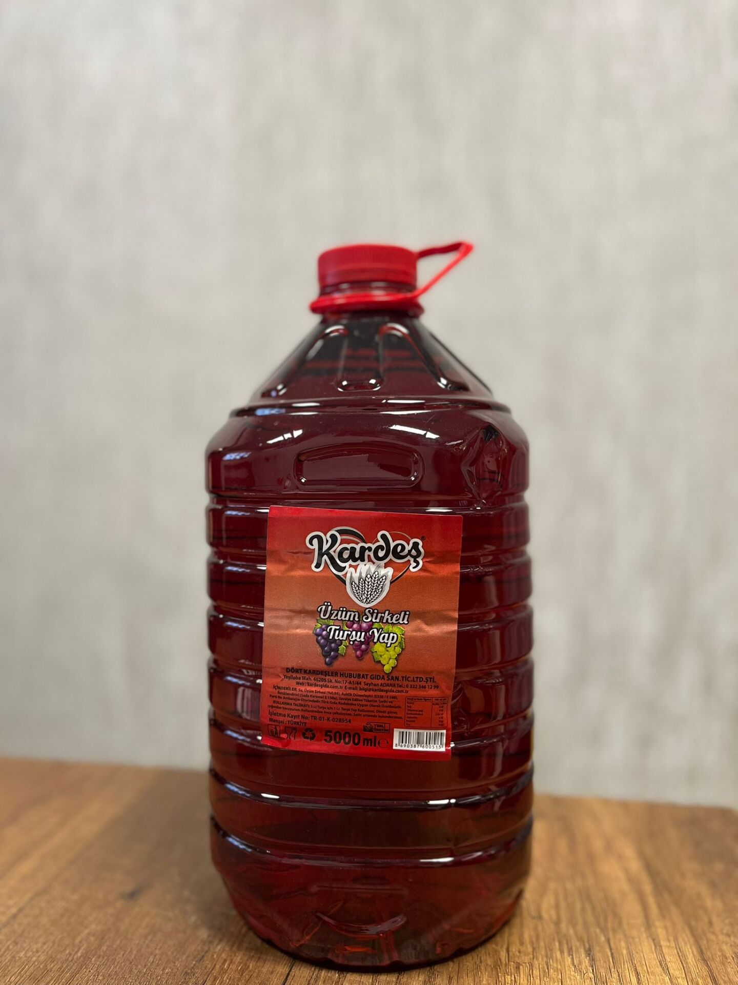 Kardeş Üzüm Sirkeli Turşu Yap 5000 Ml