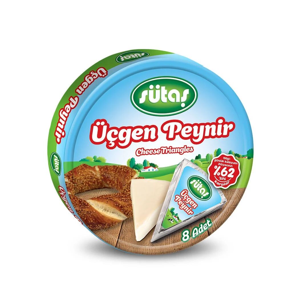 Sütaş Üçgen Peynir 8x12,5 g