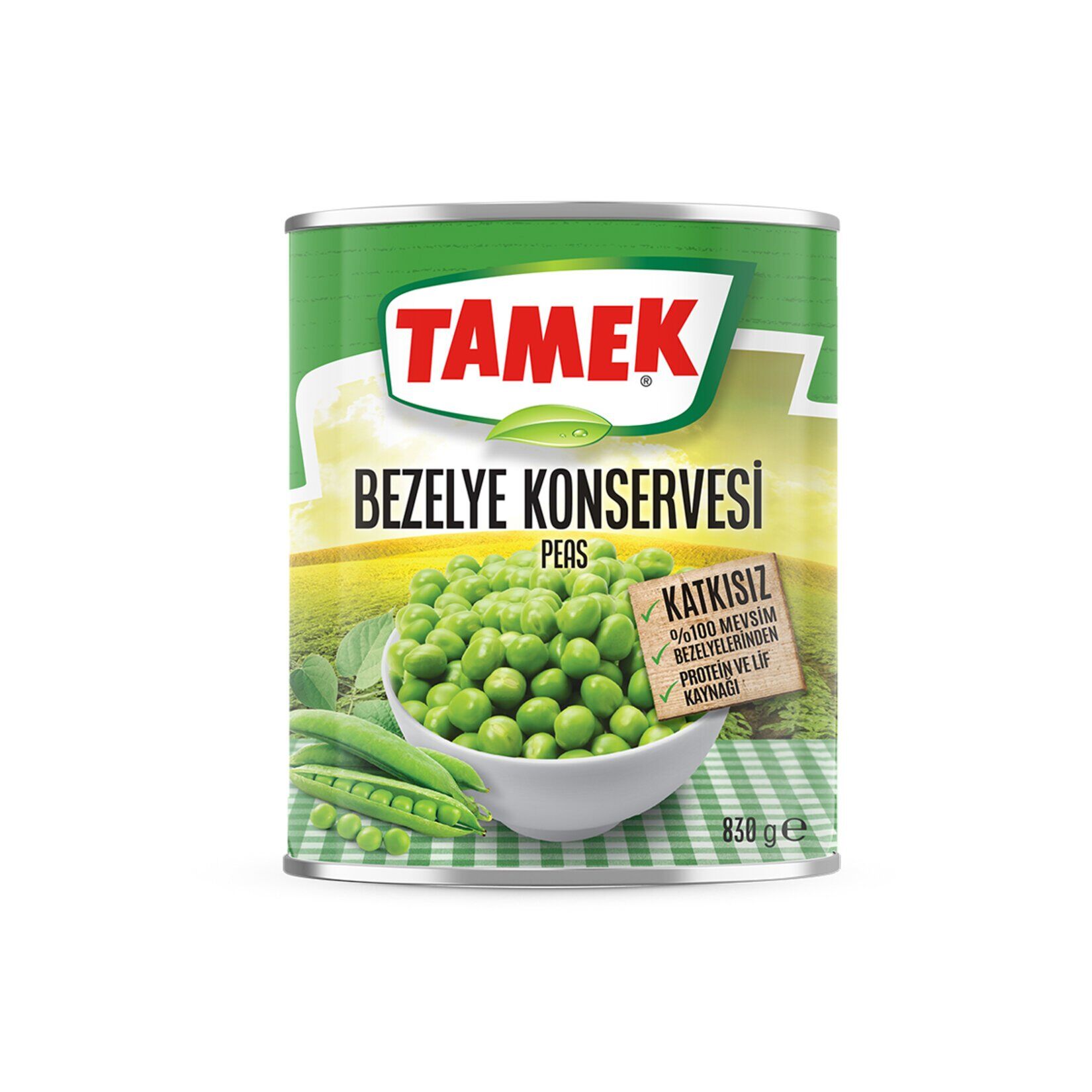 Tamek Bezelye 830 G