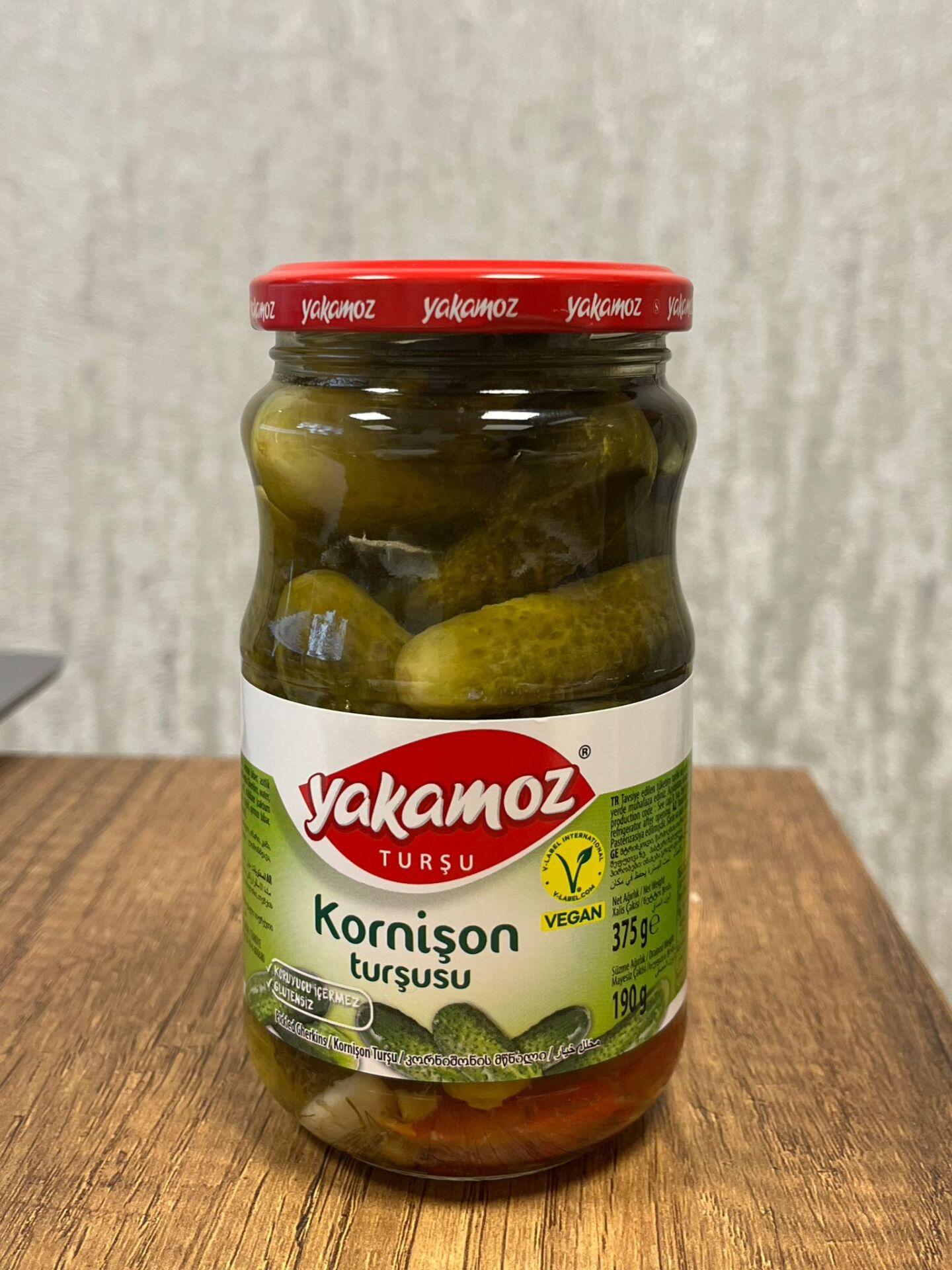 Yakamoz Kornişon Turşusu 375 gr