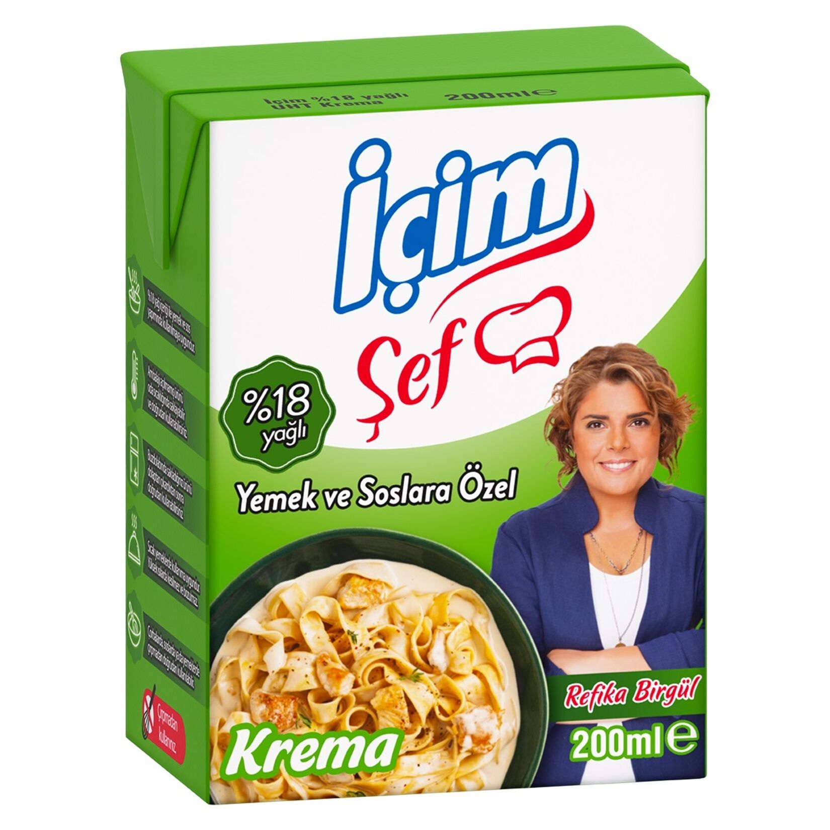 İçim Şef %18 Yağlı Krema 200 Ml