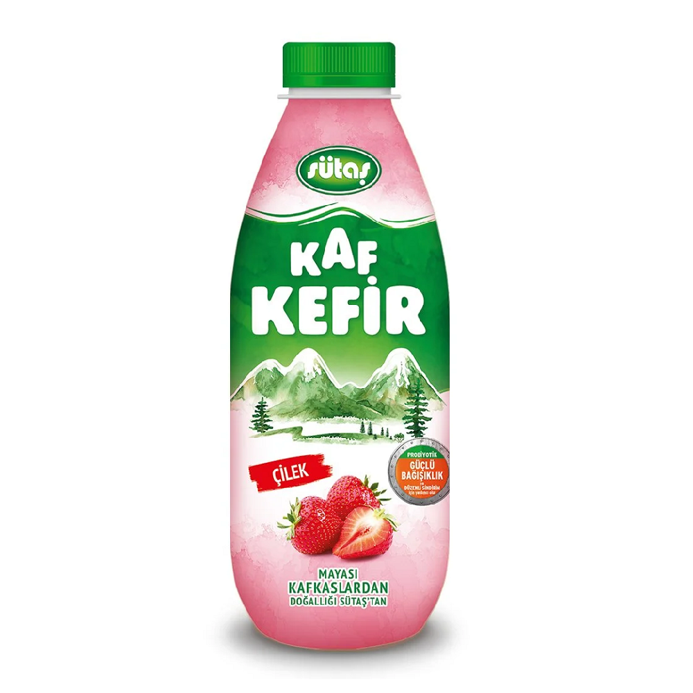 Sütaş Kaf Kefir Çilekli 200 Ml