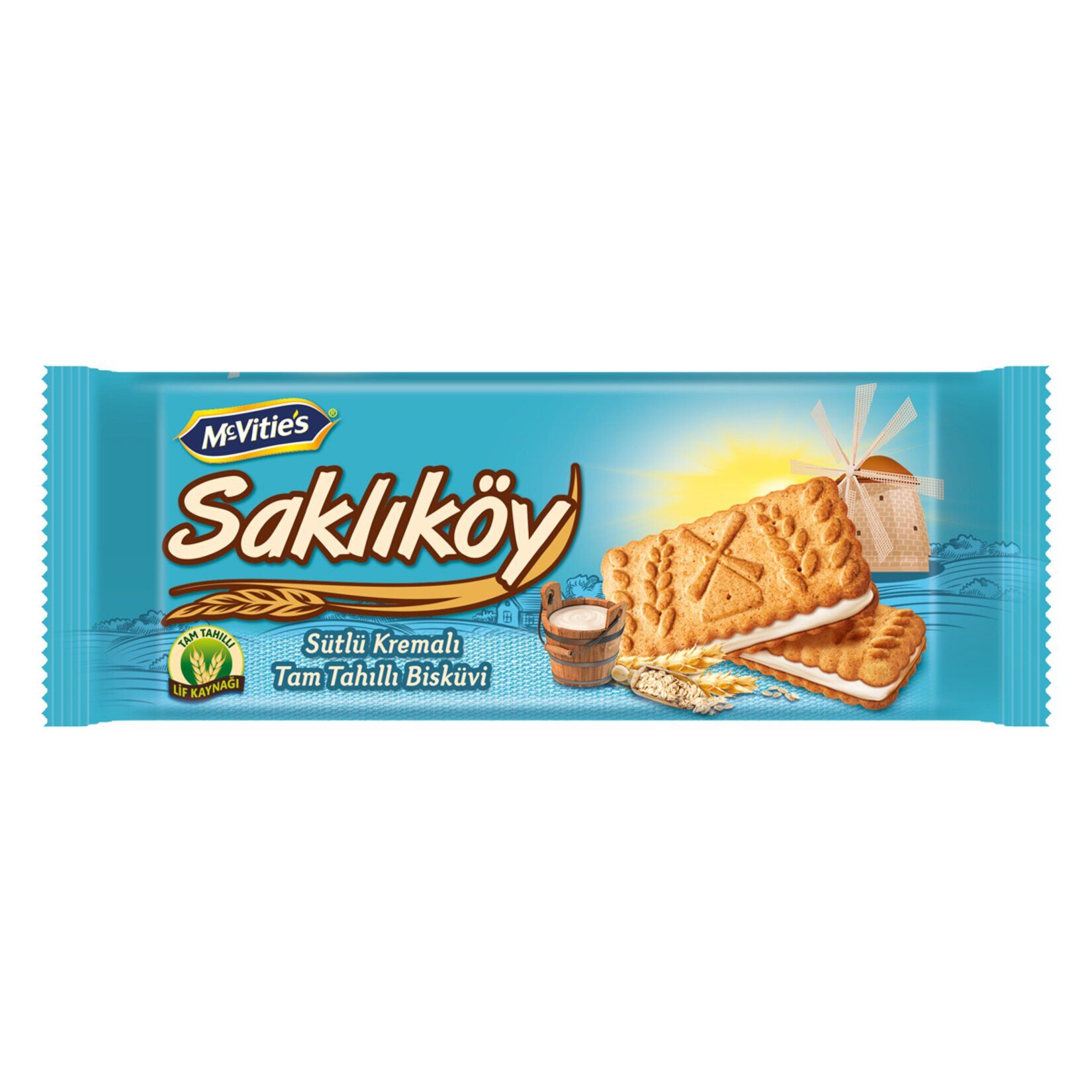 Ülker Saklıköy Sütlü Kremalı Yulaflı Bisküvi 100 G