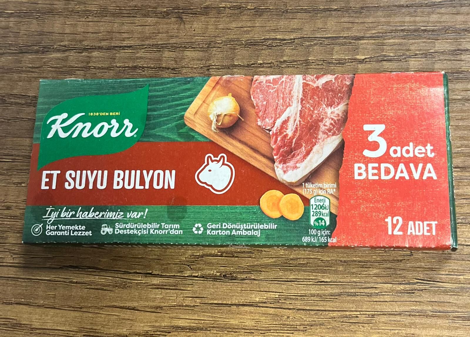 Knorr Et Suyu Bulyon 12 Adet 120 G