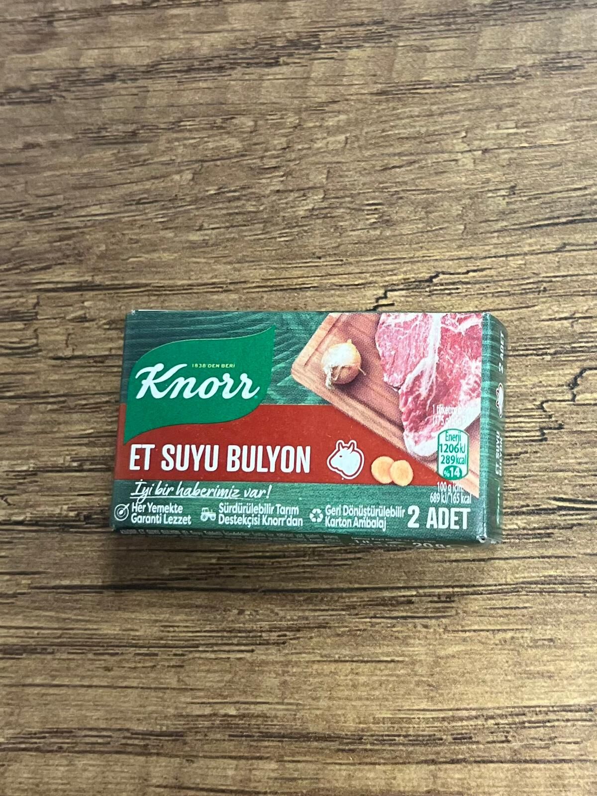 Knorr Et Suyu Bulyon 2 adet 20 G