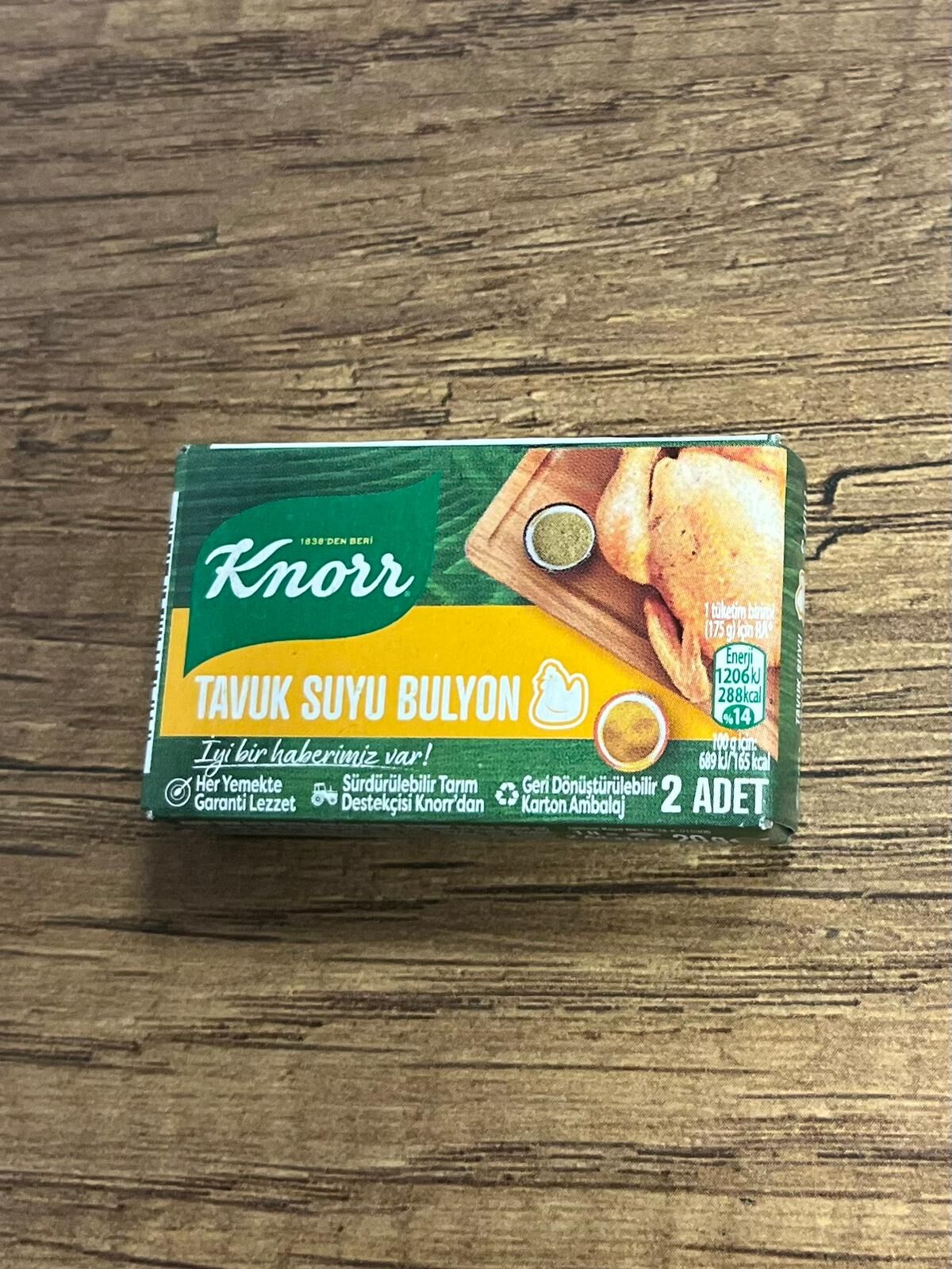 Knorr Tavuk Suyu Bulyon 2 Adet 20 G