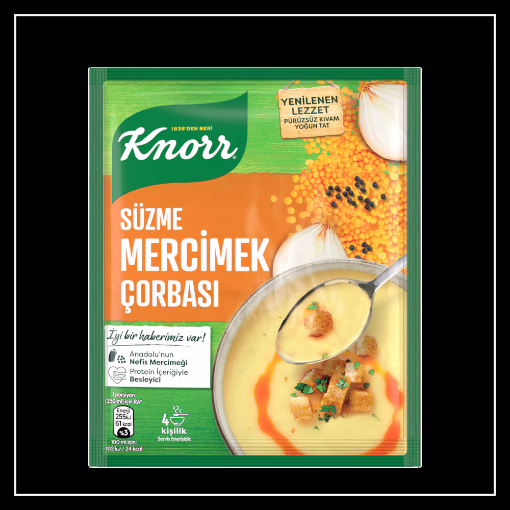 Knorr Süzme Mercimek Çorbası 65 G