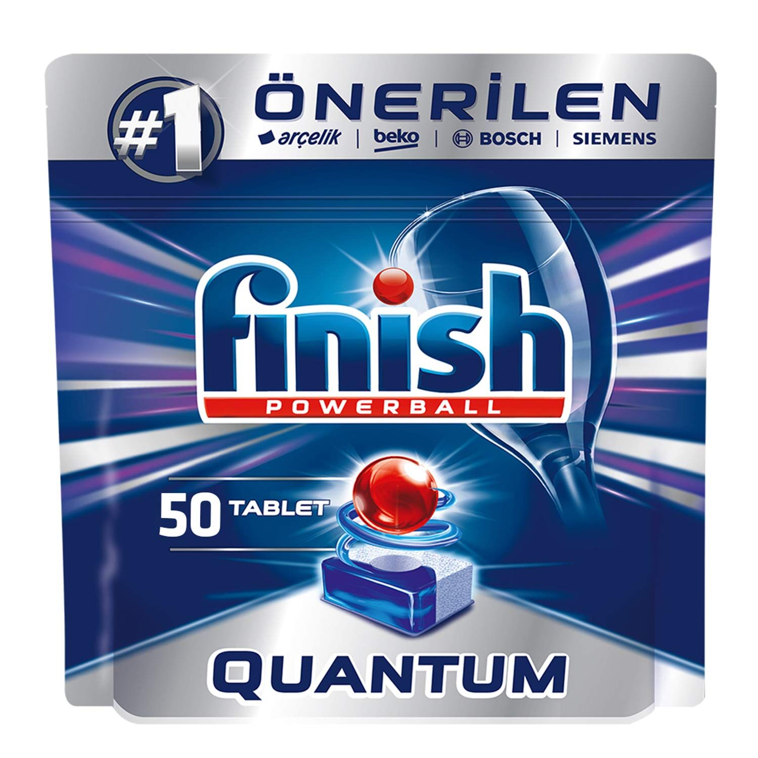 Finish Quantum 50 Kapsül Bulaşık Makinesi Deterjanı Tableti