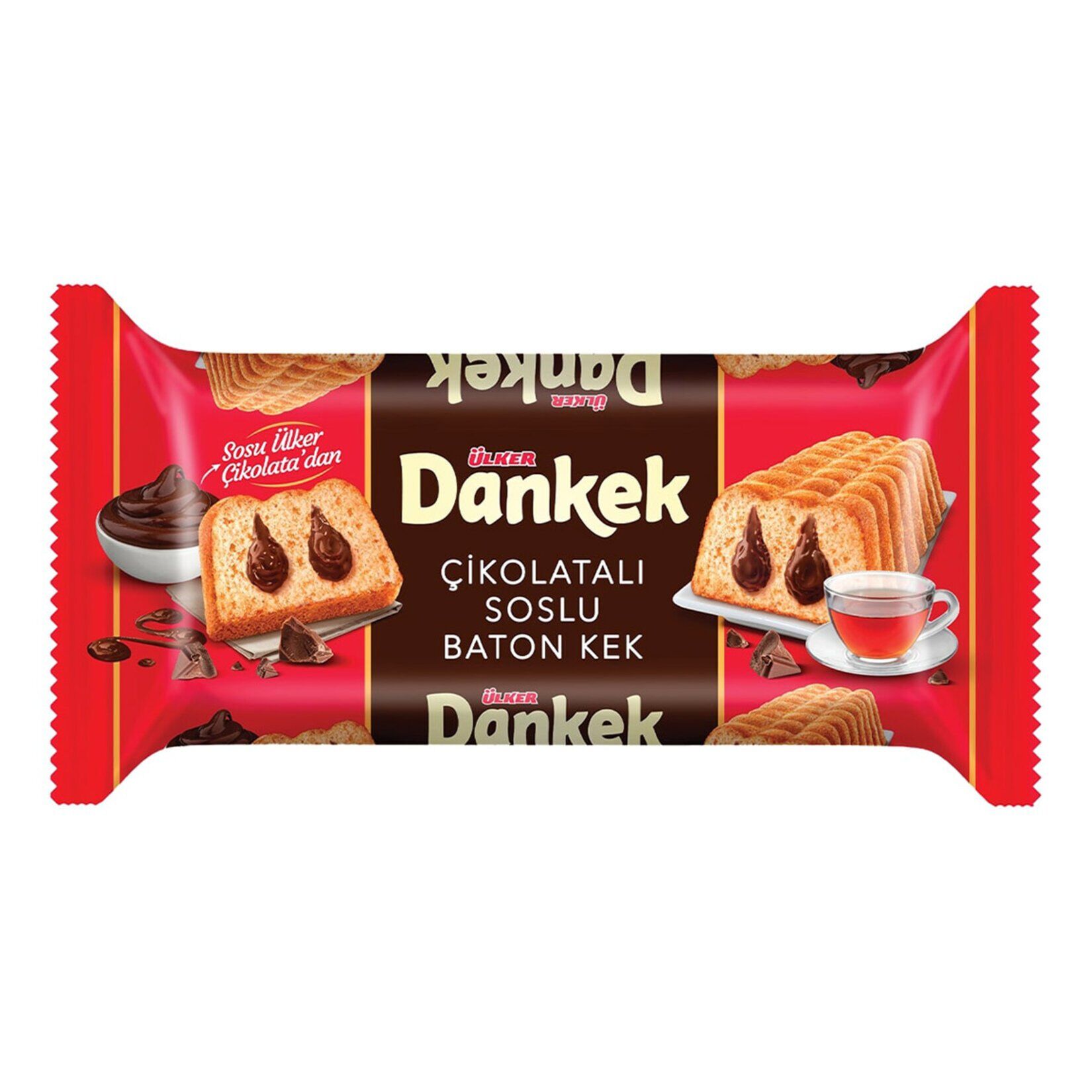 Ülker Dankek Çikolata Soslu Baton Kek 220 G