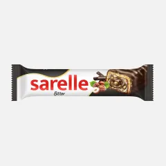 Sarelle Bitter Çikolata Kaplamalı Fındıklı Gofret 33g