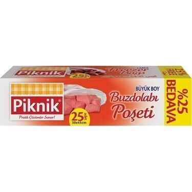 Piknik Buzdolabı Poşeti Büyük Boy 4 lü