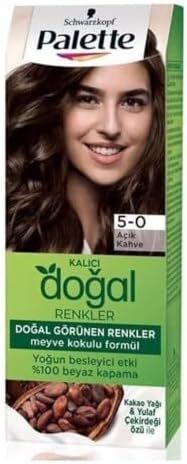 Palette Kalıcı Doğal Renkler 5-0 Açık Kahve