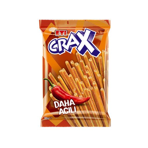 Eti Crax Daha Acılı Çubuk Kraker 80 Gr