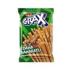 Eti Crax Daha Baharatlı Çubuk Kraker 80 Gr