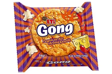 Eti Gong Peynir ve Acı Aromalı Pirinç Patlağı 34 Gr
