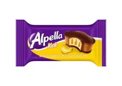 Alpella Kakao Kaplı Muz Soslu Kek 40 Gr