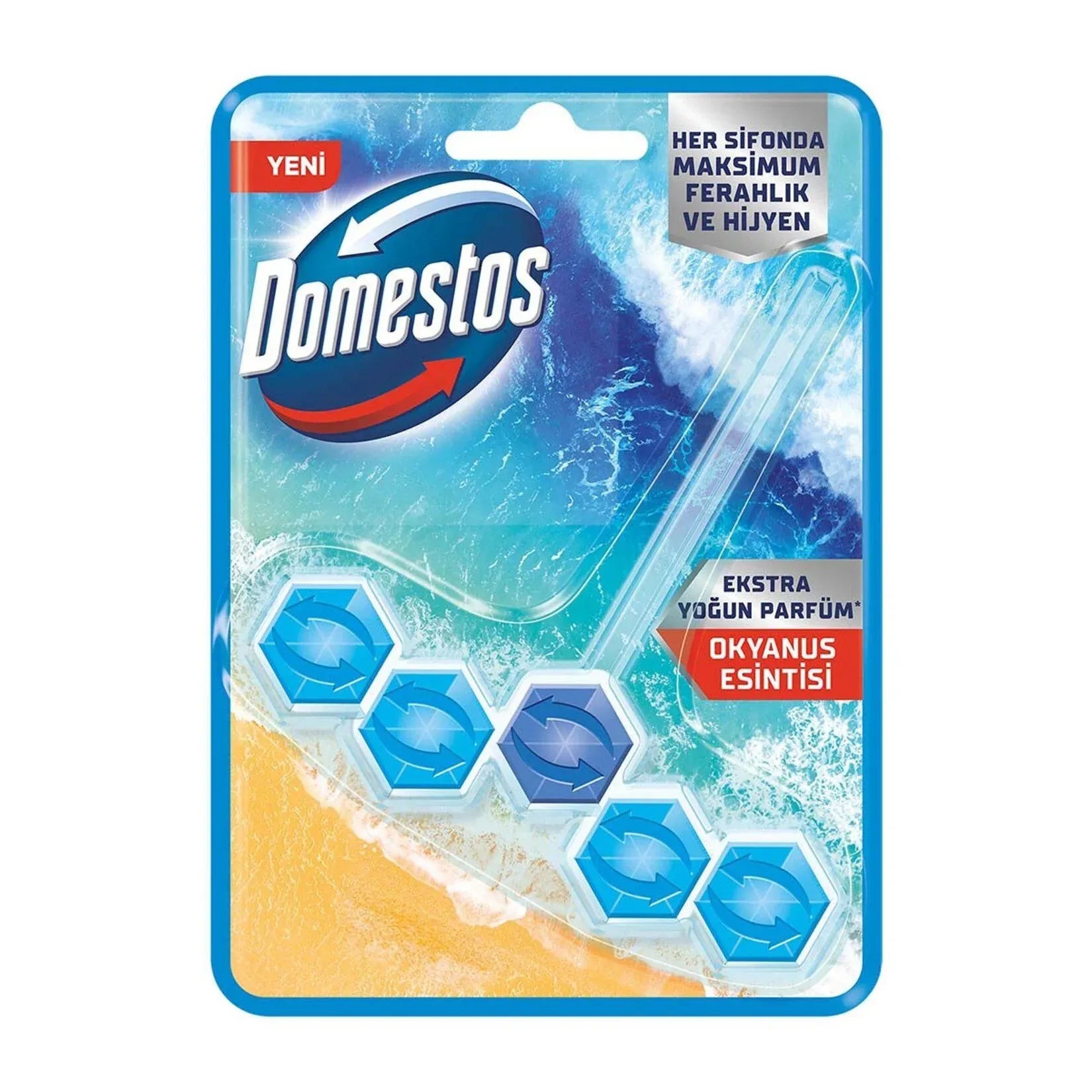 Domestos Wc Blok 5'Lİ Güç Okyanus Ferahlığı 50 G