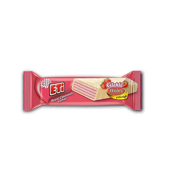 Eti Çilekli Beyaz Çikolatalı Gofret 29 G