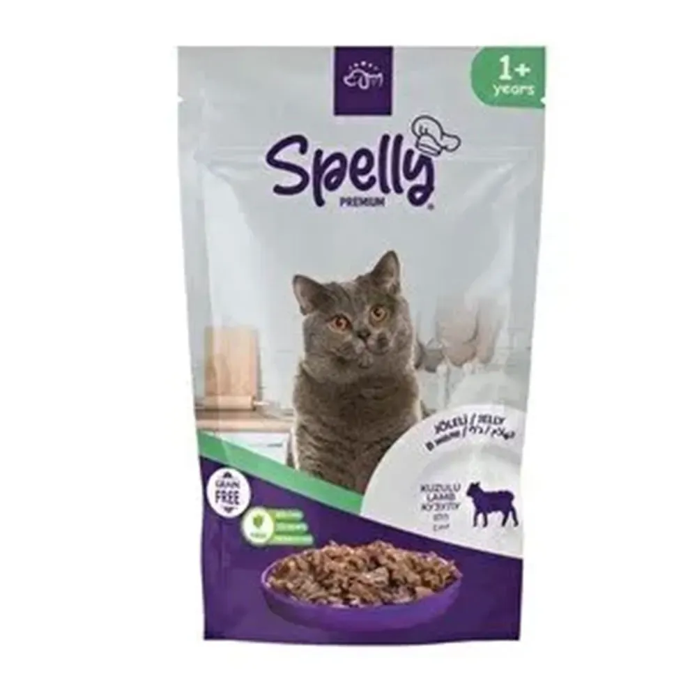 Spelly 85 Gr Kuzulu Yetişkin Yaş Kedi Mama