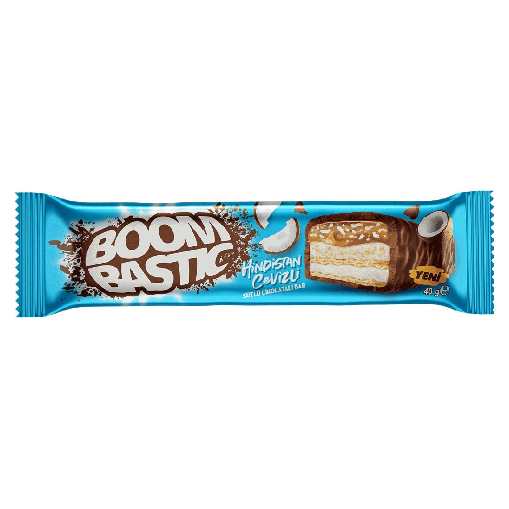 Boombastic Hindistan Cevizli Sütlü Çikolata Bar Gofret 40 G