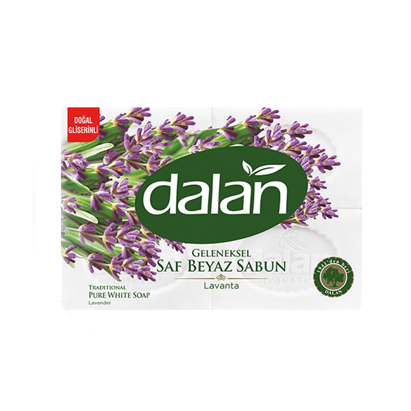 Dalan Geleneksel Saf Beyaz Sabun Lavanta 4 x 150 G