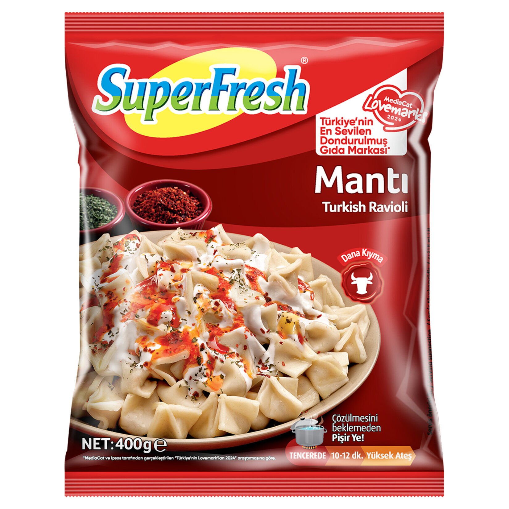 SuperFresh Mantı 400 G