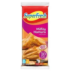 Superfresh Milföy Hamuru 10adet 500 Gr