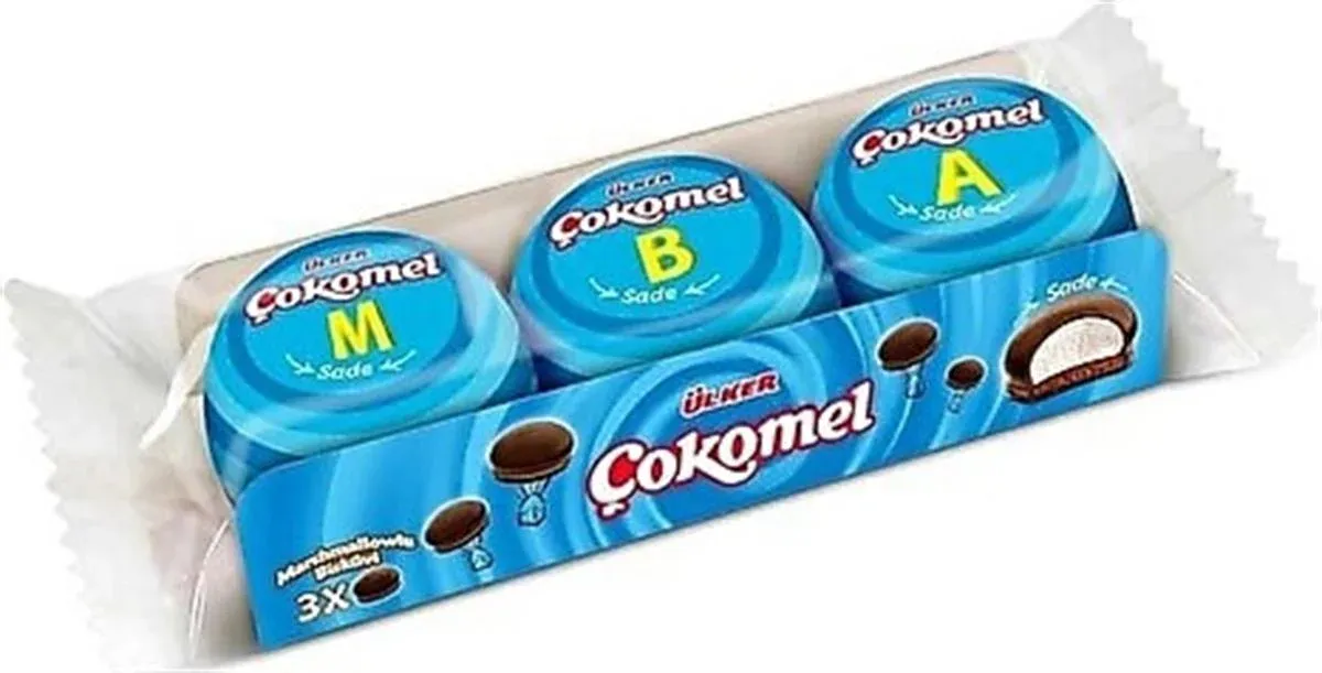 Ülker Çokomel Marshmallow Sade 3 x 12g