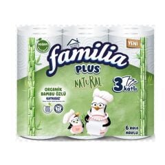 Familia Havlu 6lı Plus Natural 3 Katlı