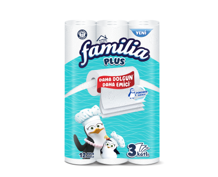 Familia Plus Daha Dolgun Daha Emici 12li Peçete