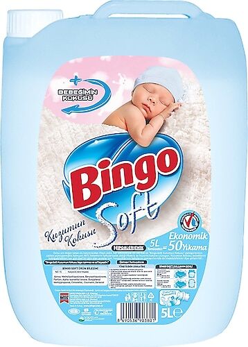 Bingo Soft Yumuşatıcı Kuzumun Kokusu 5 L